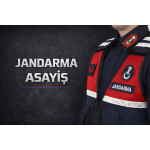 Jandarma Asayiş Yelek Nakış İsimlik , Cırtlı, 10 Cm X  2.5 Cm, Mevzuata Uygun