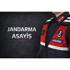 Jandarma Asayiş Yelek Nakış İsimlik , Cırtlı, 10 Cm X  2.5 Cm, Mevzuata Uygun