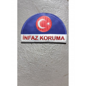 ''infaz Koruma'' Ceza ve Tevkifevleri Arması 3D Plastik, 2025 Yeni Tip, Cırtlı,