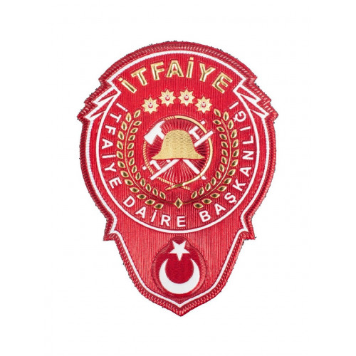 Itfaiye Göğüs Arması 3 Boyutlu Yeni Nesil Plastik, Yeni Model Tip, Standart Ölçü, 1.sınıf Kaliteli