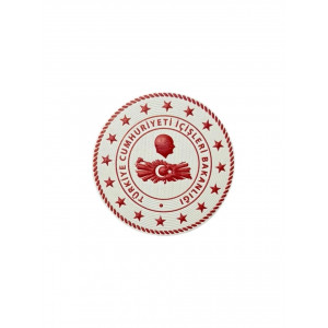 Iç Işler Bakanlığı Gögüs Arması 7 cm 3D Plastik Tpu, Yeni Tip, Cırtlı, Standart Ölçü, 1.sınıf Kalite