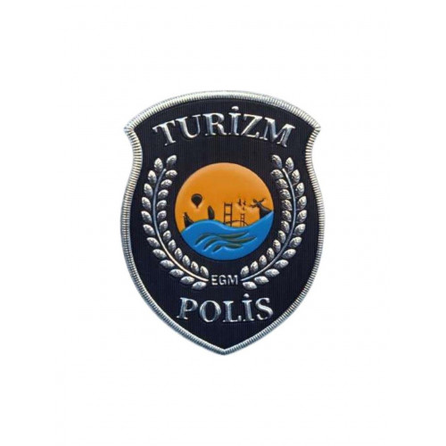  Turizm Polis Arması 3d, 2025 Yeni Model Tip Cırtlı, Standart Ölçü, 1.sınıf Kalite