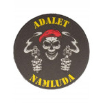 'Adalet namluda 7cm " Atatürk patch Arma 9.5 cm 3d, 2025 Yeni Model Tip Cırtlı,