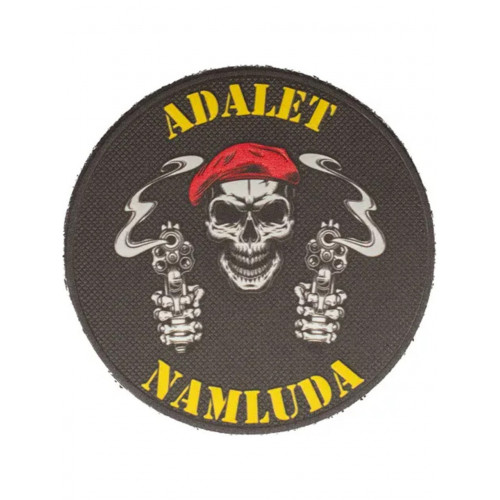 'Adalet namluda 7cm " Atatürk patch Arma 9.5 cm 3d, 2025 Yeni Model Tip Cırtlı,
