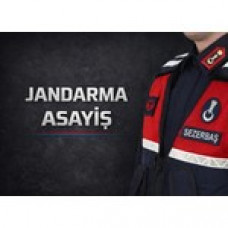 Çukurova Ütü Jandarma Asayiş Yelek Için Isimlik Lacivert 10 cm x 2.5cm Nakışlı,