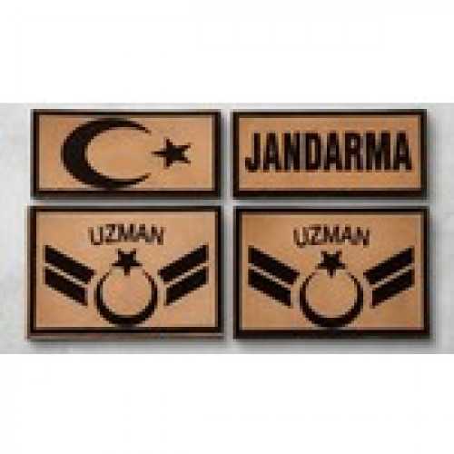 Çukurova Ütü Bizon Derisinden Combat Tişort Için 3 Lü Takım ''rütbe, Türk Bayrağı ve Jandarma'' Patch Çukurova Ütü Bizon Derisinden Combat Tişort Için 3 Lü Takım ''rütbe, Türk Bayrağı ve Jandarma'' Patch