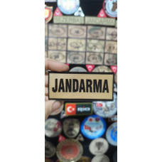 Çukurova Ütü Bizon Derisinden Kol Için ''jandarma'' 9 cm x 4 cm Peç, Jöh, Komando, Cırtlı, Standart Ölçü, 1.sınıf Kalite