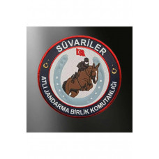 Jandarma SÜVARİLER 3d Arması,2025 Yeni Model Tip Cırtlı,Standart Ölçü,1.sınıf Plastik Ultra Kaliteli
