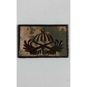 Kamuflaj Paraşüt Bröve 3D Plastik TPU, Yeni Tip, Cırtlı, Standart Ölçü,