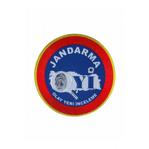  Jandarma Olay Yeri 3d Arması, 2025 Yeni Model Cırtlı, Standart Ölçü, 1.sınıf Plastik Ultra Kaliteli