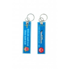 “Denizlere Hakim Olan Dünyaya Hakim Olur” Deniz Kuvvetleri Çift Taraflı Anahtarlık 3d, (12CM x 3cm)