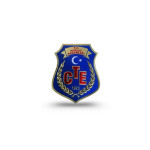  ''CTE'' Ceza ve Tevkifevleri Arması 3D Plastik, Yeni Tip, Cırtlı,