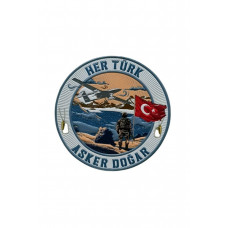  Turizm Polis Arması 3d, 2025 Yeni Model Tip Cırtlı, Standart Ölçü, 1.sınıf Kalite