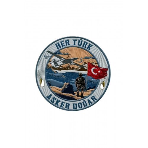  Turizm Arması 3d, 2025 Yeni Model Tip Cırtlı, Standart Ölçü, 1.sınıf Kalite