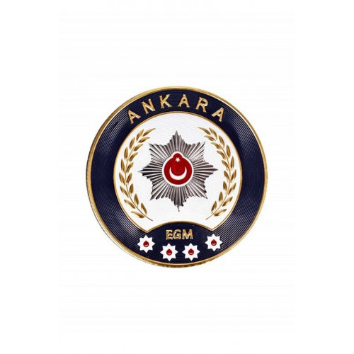 Ankara Arması 3D, 2025 Yeni Tip, Cırtlı, Standart Ölçü, 1.sınıf Kalite