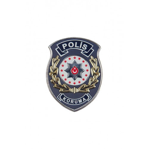  Koruma Polis Arması 3d, 2025 Yeni Model Tip Cırtlı, Standart Ölçü, 1.sınıf Kalite