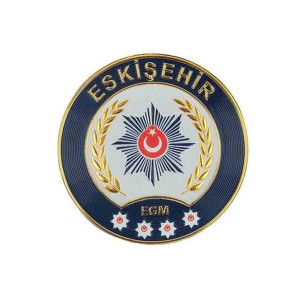 ESKİŞEHİR P o l i s Kol Arması 3D Plastik TPU, Yeni Tip, Cırtlı, Standart Ölçü, 1.sınıf Kalite ESKİŞEHİR P o l i s Kol Arması 3D Plastik TPU, Yeni Tip, Cırtlı, Standart Ölçü, 1.sınıf Kalite
