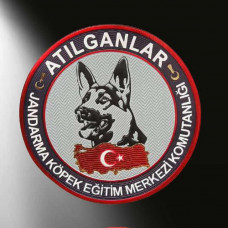 Jandarma Atılganlar 3D Arması, Yeni Model Tip Cırtlı, standart Ölçü, plastik