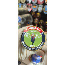 HAZAR Jandarma Otoyol Motosikletli Timler 3d Gögüs Arma, Cırtlı, Standart Ölçü,