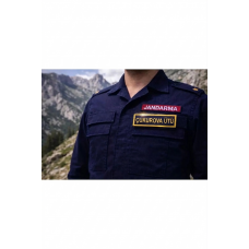Jandarma Asayiş Pvc İsimlik, , Cırtlı, 10 Cm X 2,5 Cm, Mevzuata Uygun