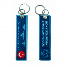  Türk Hava Kuvvetleri Anahtarlık 3D, (12 cm uzunluğunda x 3 cm genişliğinde ) 1. Kalite