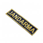  ''Jandarma'' Gögüs Yazısı Asayiş 3d, 2025 Yeni Tip, Cırtlı, Standart Ölçü, 1.sınıf Kalite