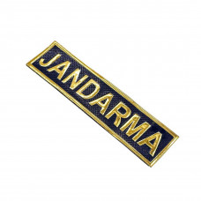  ''Jandarma'' Gögüs Yazısı Asayiş 3d, 2025 Yeni Tip, Cırtlı, Standart Ölçü, 1.sınıf Kalite