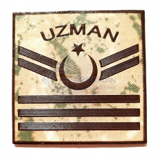 Kamuflaj Jandarma Komando 3 Kademeli Uzman Çavuş 3d Rütbesi Çift, 2025 Yeni Tip, Cırtlı