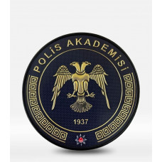 Egm Pomem Polis Akademisi Arması 3D Plastik Tpu, Cırtlı, Standart Ölçü